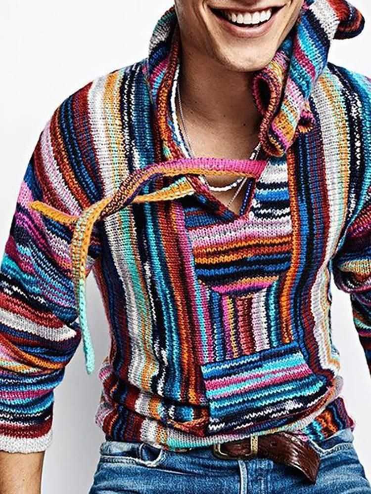 Mens knitted hoodie pattern free