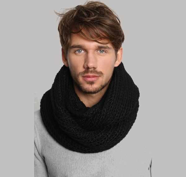How to Make a Stylish Mens Knitted Snood - Step-by-Step Pattern Mens knitted snood pattern
