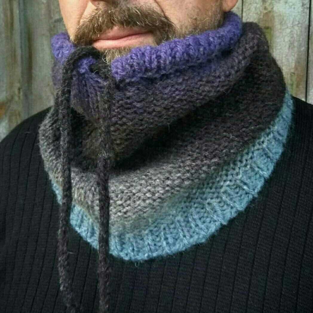 Mens knitted snood pattern