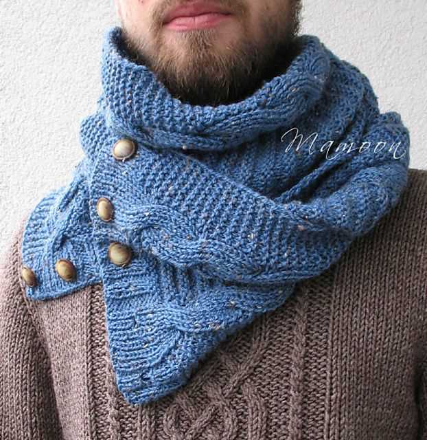 Mens knitted snood pattern