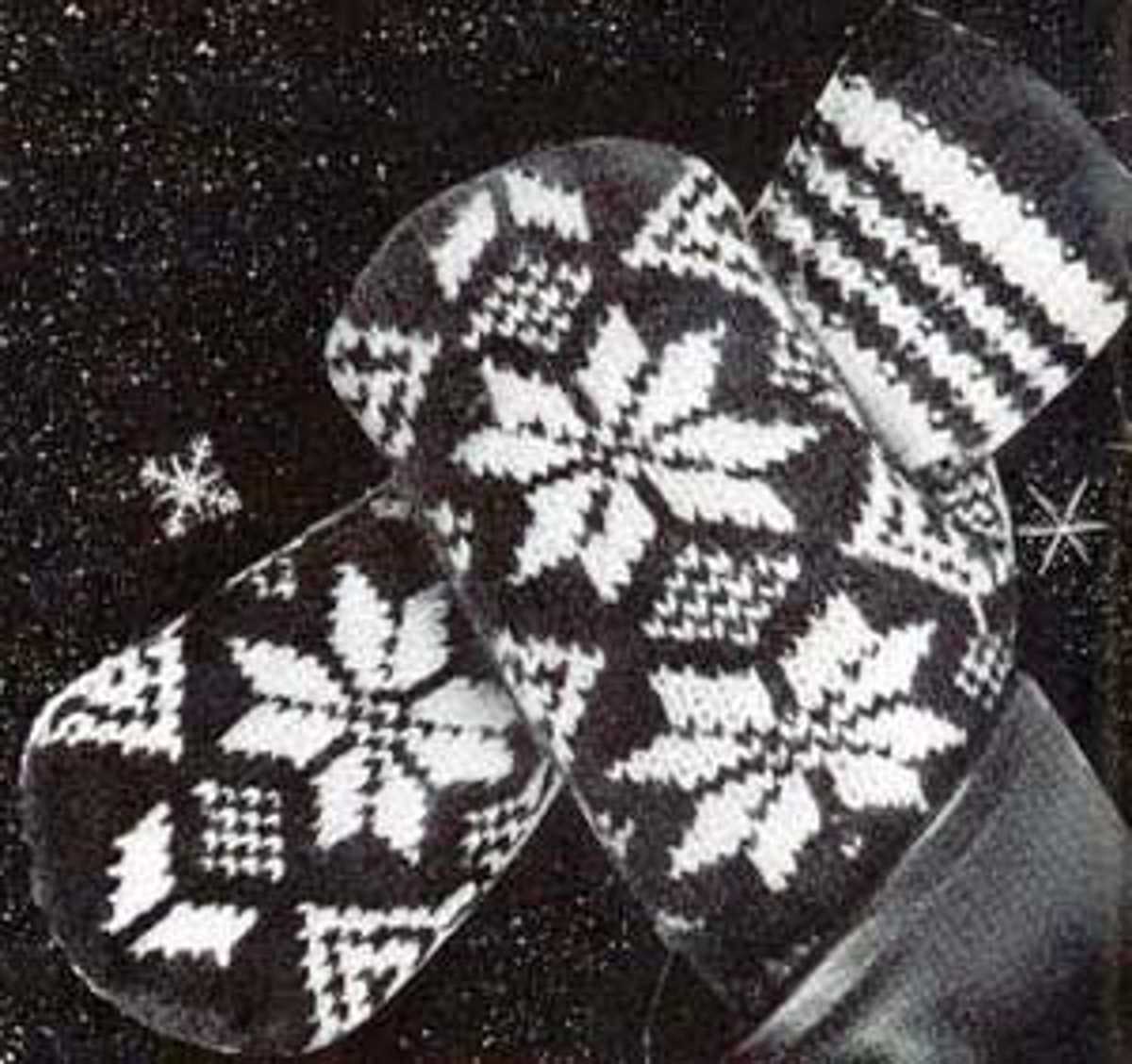Mens mitten knitting pattern