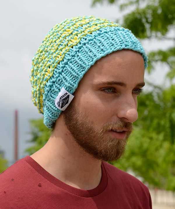 Mens slouch hat knitting pattern free