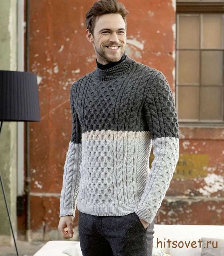 Mens striped jumper knitting pattern