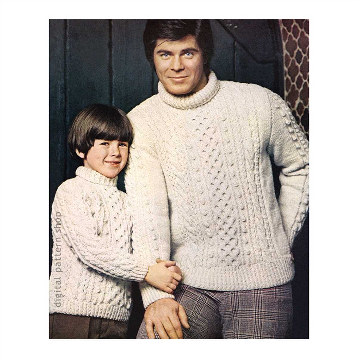 Mens sweater knitting pattern pdf