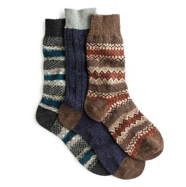 Mens wool socks knitting pattern