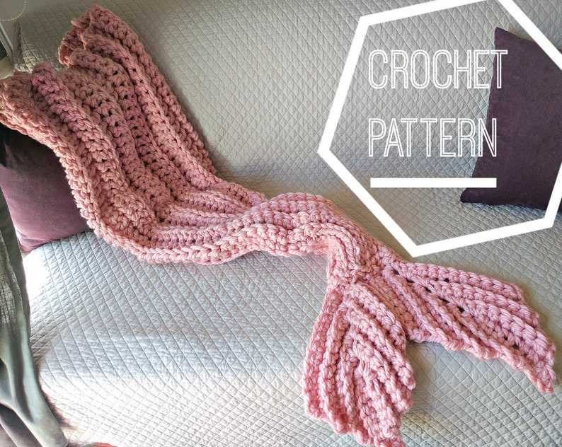 Mermaid tail knitting pattern for adults