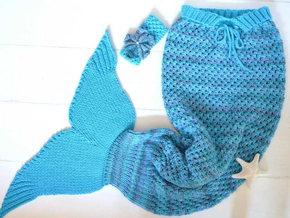 Mermaid tail knitting pattern for adults