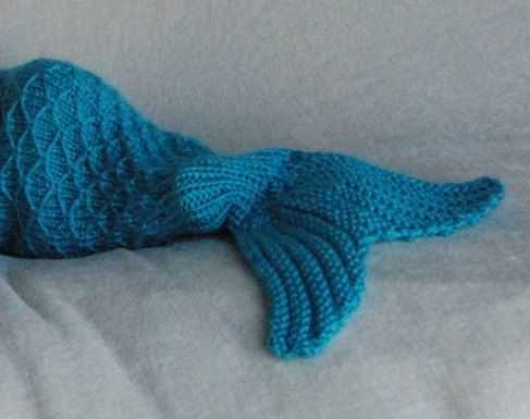 Mermaid tail knitting pattern for adults