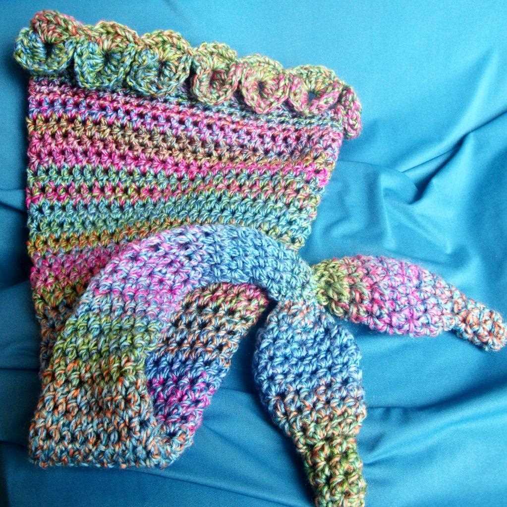 Mermaid tail knitting pattern for adults
