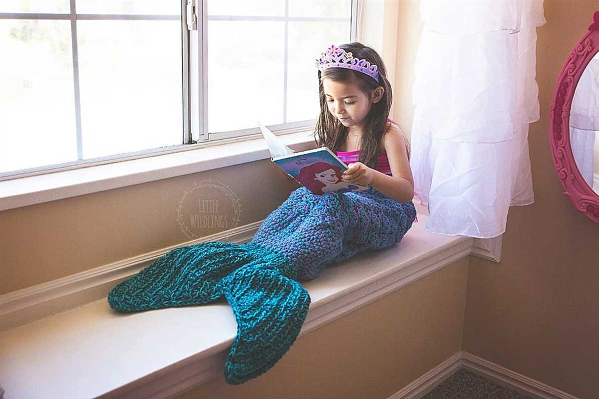 Mermaid tail knitting pattern for adults