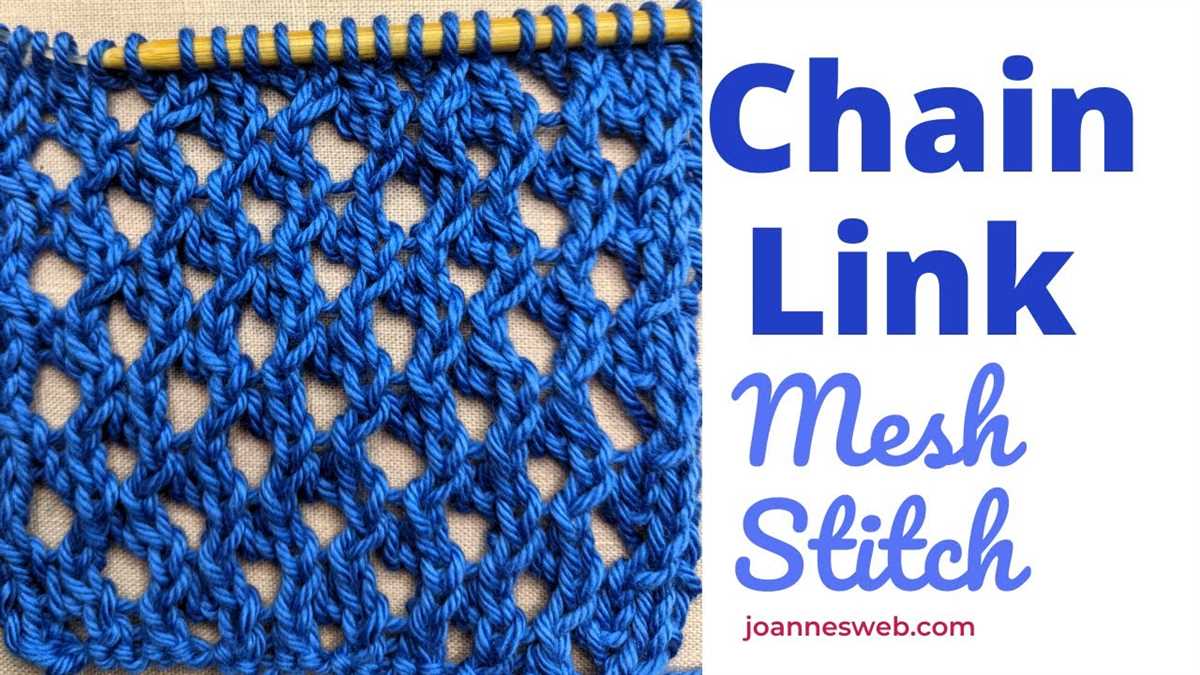 Mesh knit pattern
