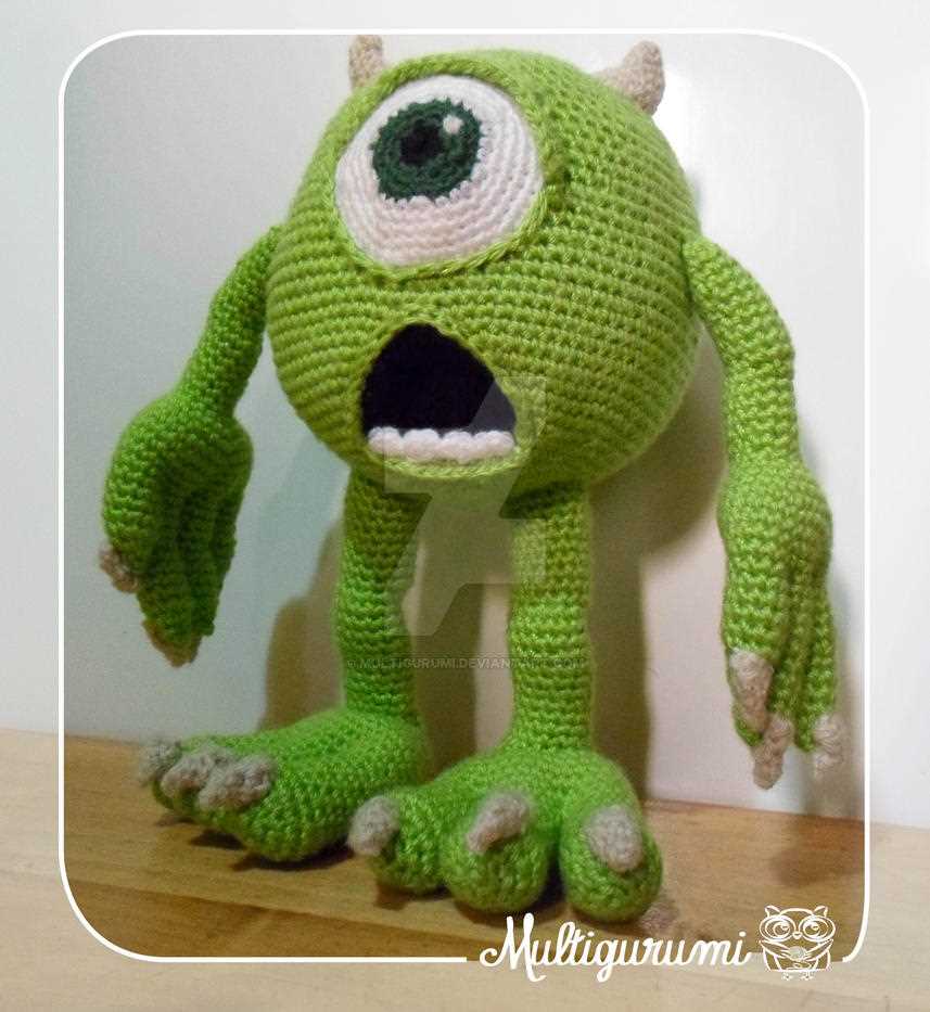 Mike wazowski knitting pattern
