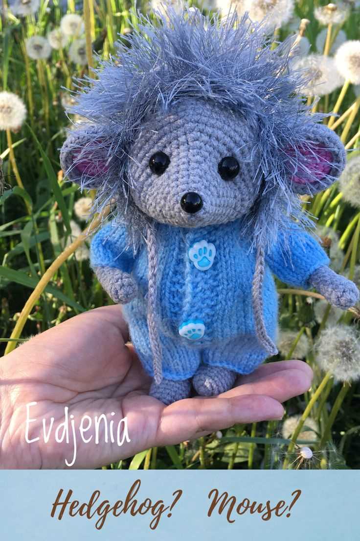 Mini hedgehog knitting pattern