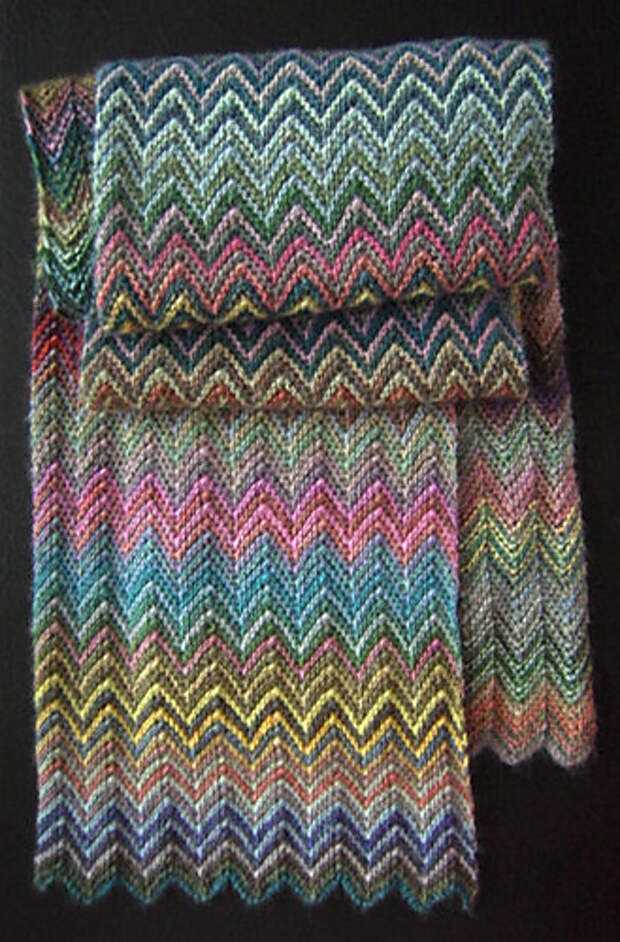Missoni scarf knitting pattern