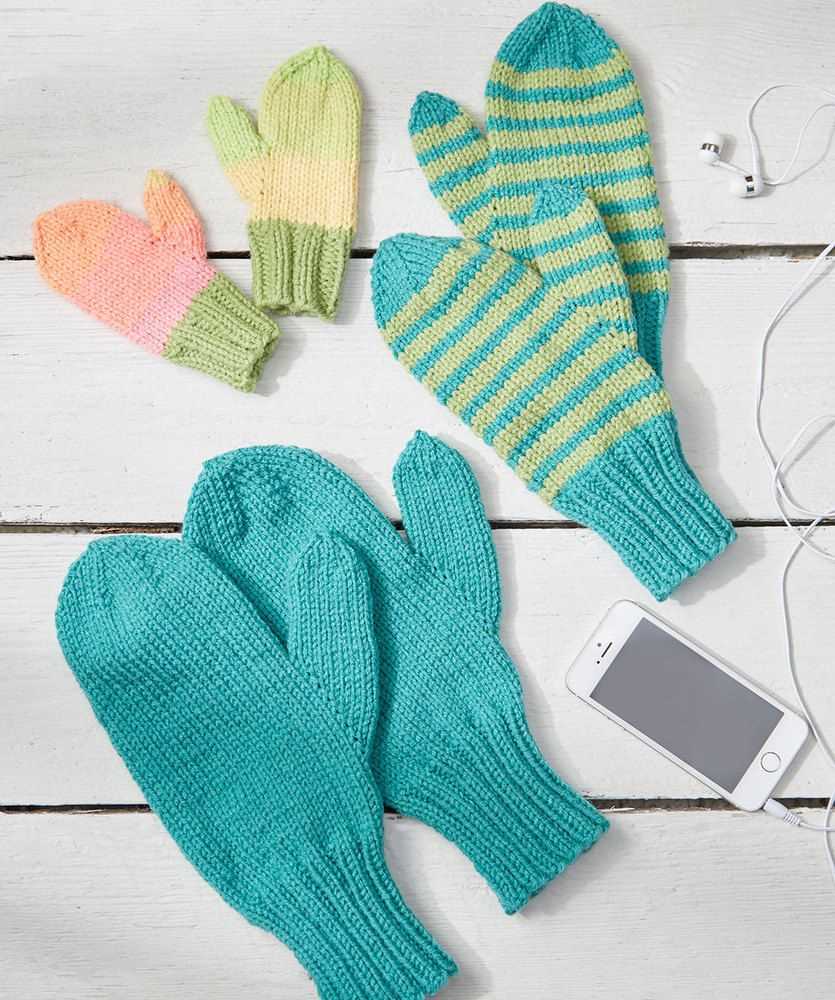 Mittens knitting pattern free