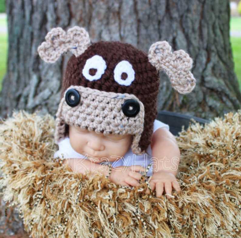 Moose hat knitting pattern