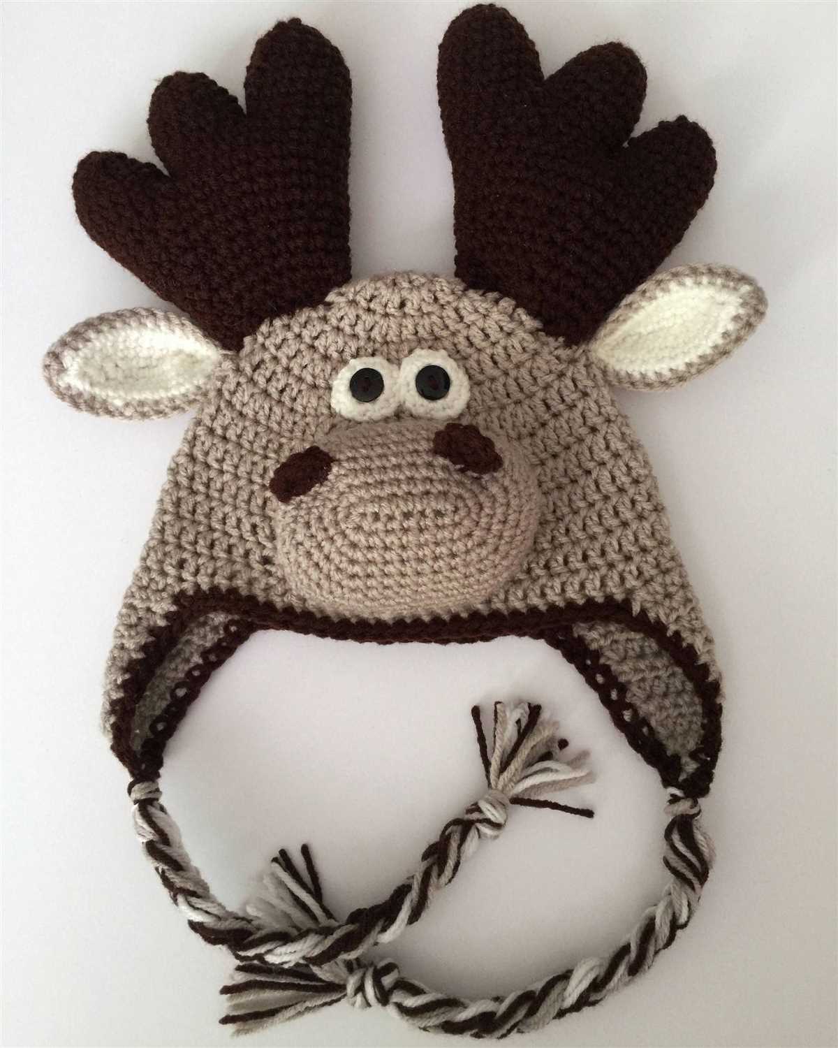 Moose hat knitting pattern