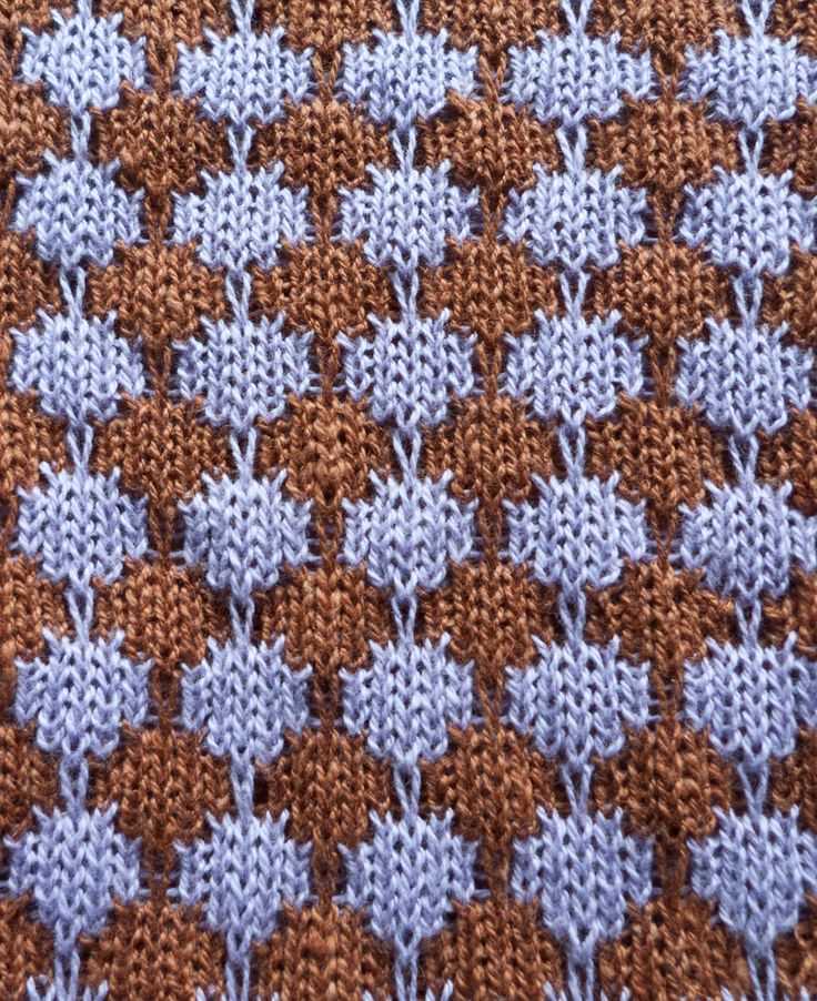 Mosaic knit pattern