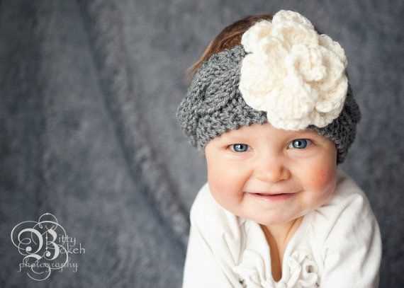 Newborn headband knitting pattern