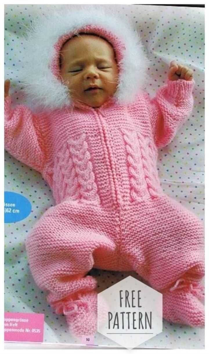 Newborn dress knitting pattern
