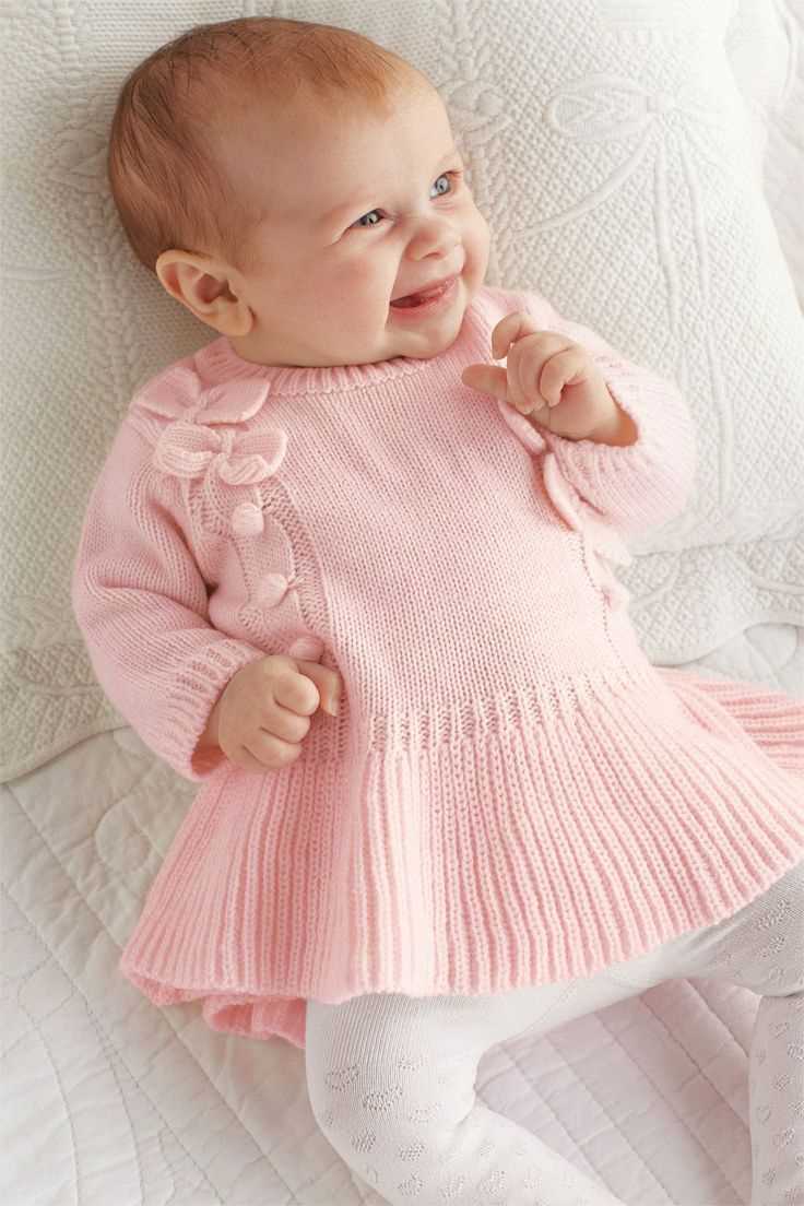 Newborn dress knitting pattern