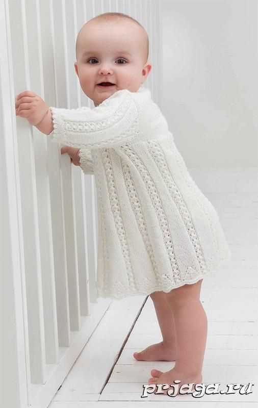 Newborn dress knitting pattern