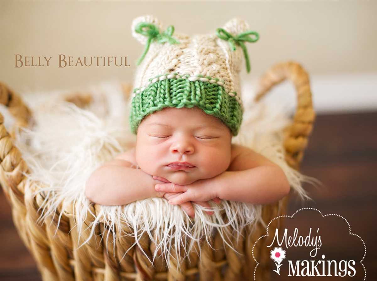 Newborn headband knitting pattern