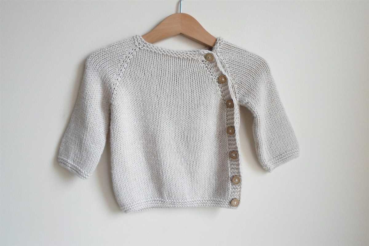 Newborn sweater pattern knitting
