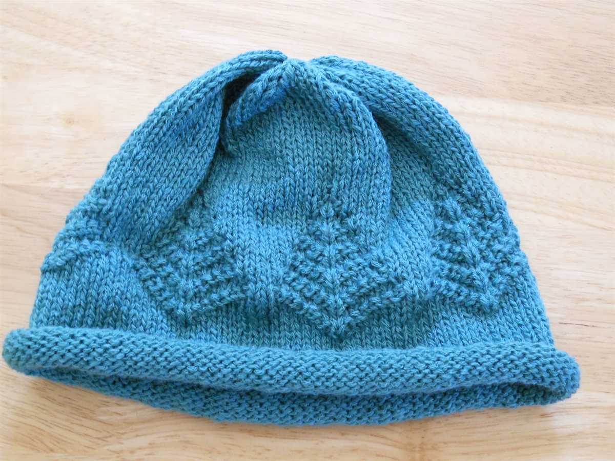 Night cap knitting pattern