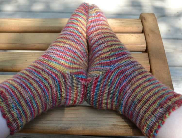No heel socks knitting pattern