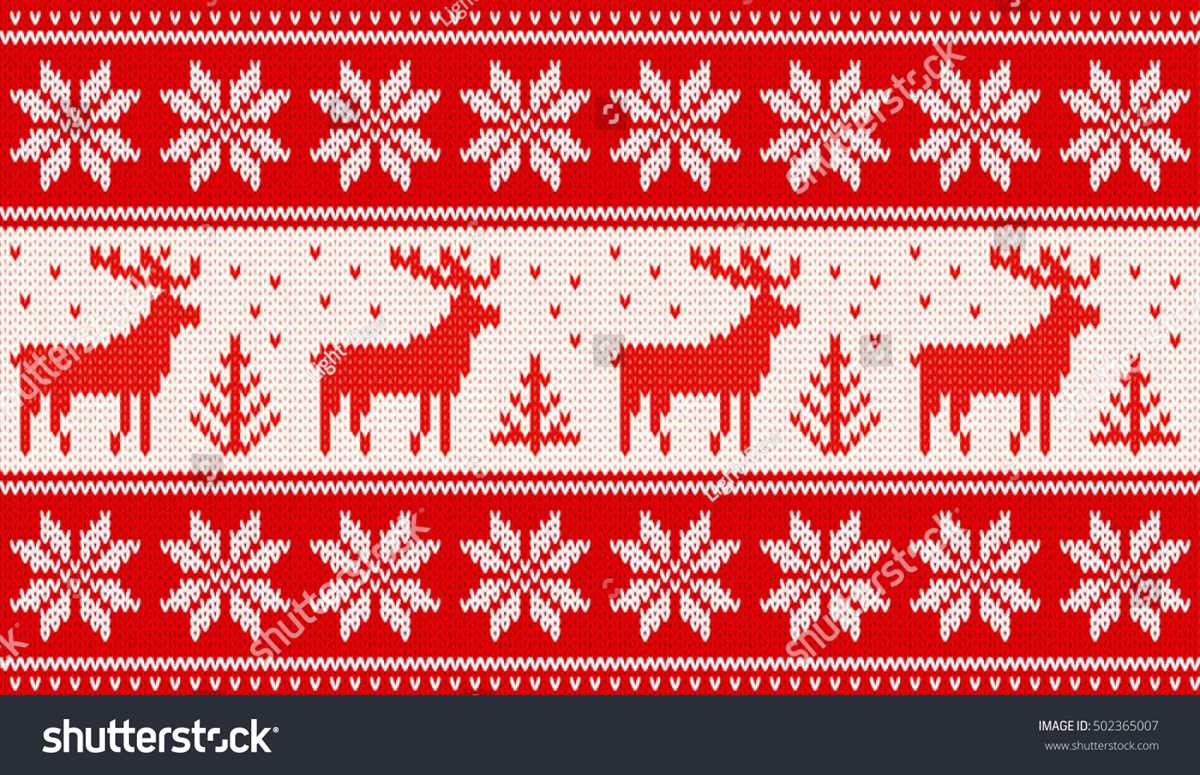 Nordic sweater knitting pattern