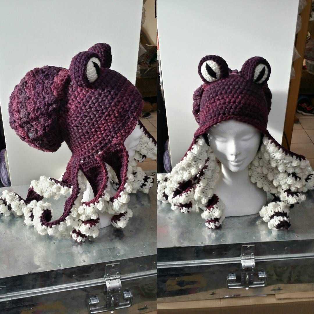 Octopus hat knitting pattern