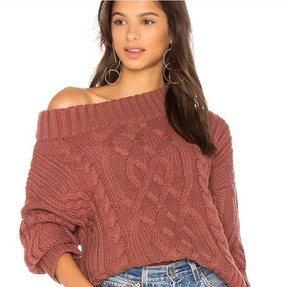 Off the shoulder jumper knitting pattern