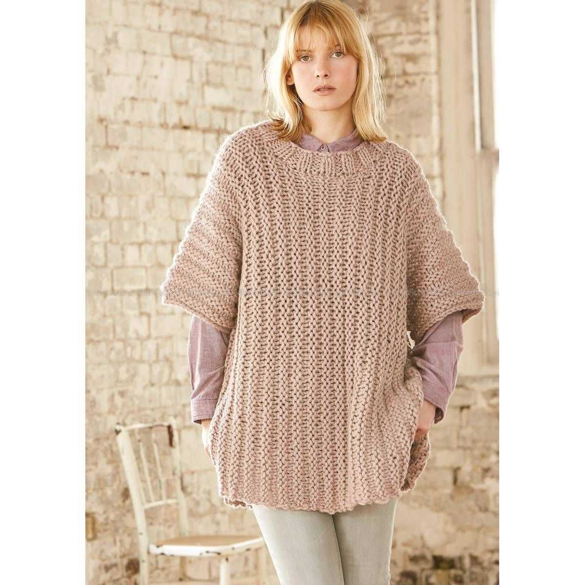 Oversized tunic knitting pattern