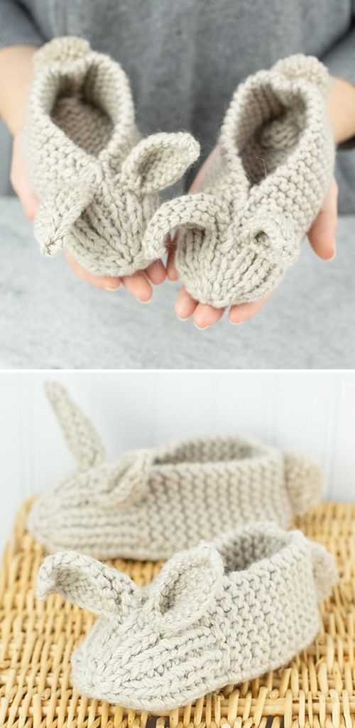 Pattern for knitted slippers free