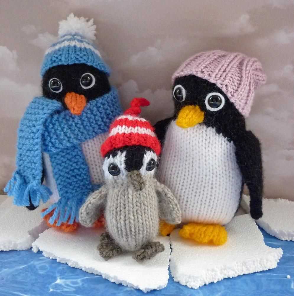 Penguin knitting pattern free