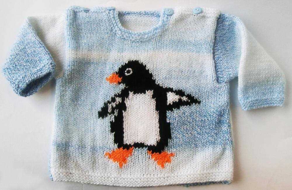 Penguin jumper knitting pattern free