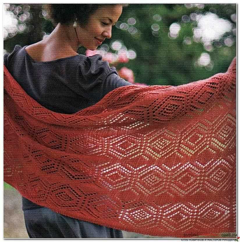 Perfect pocket shawl knitting pattern