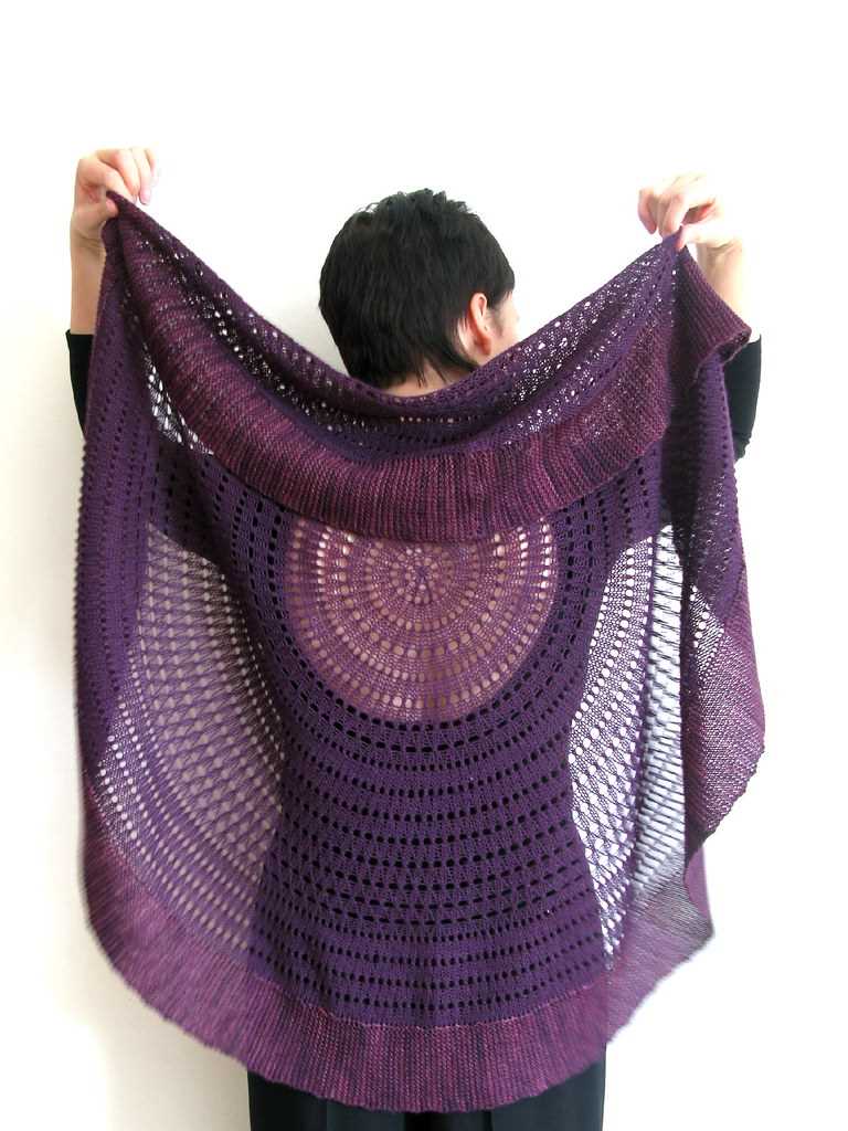 Pi shawl knitting pattern