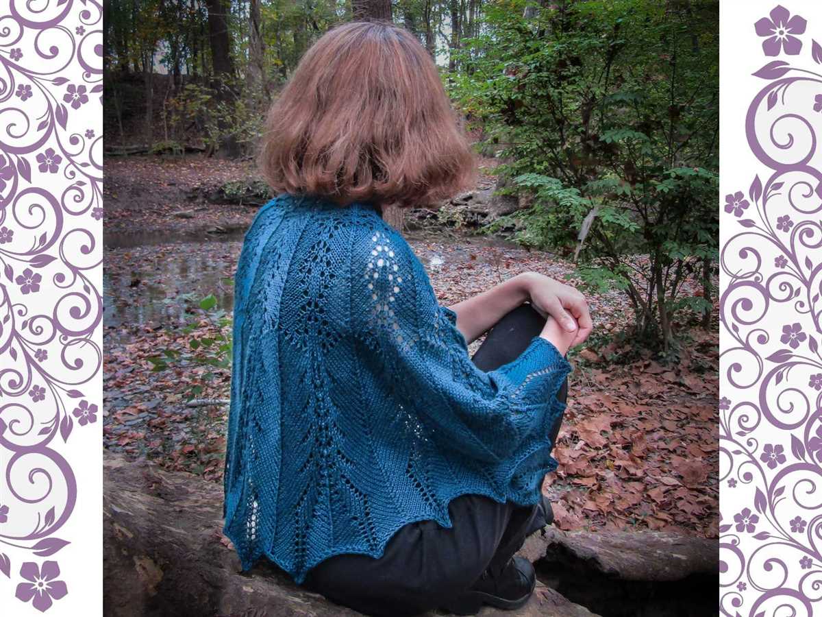 Pi shawl knitting pattern