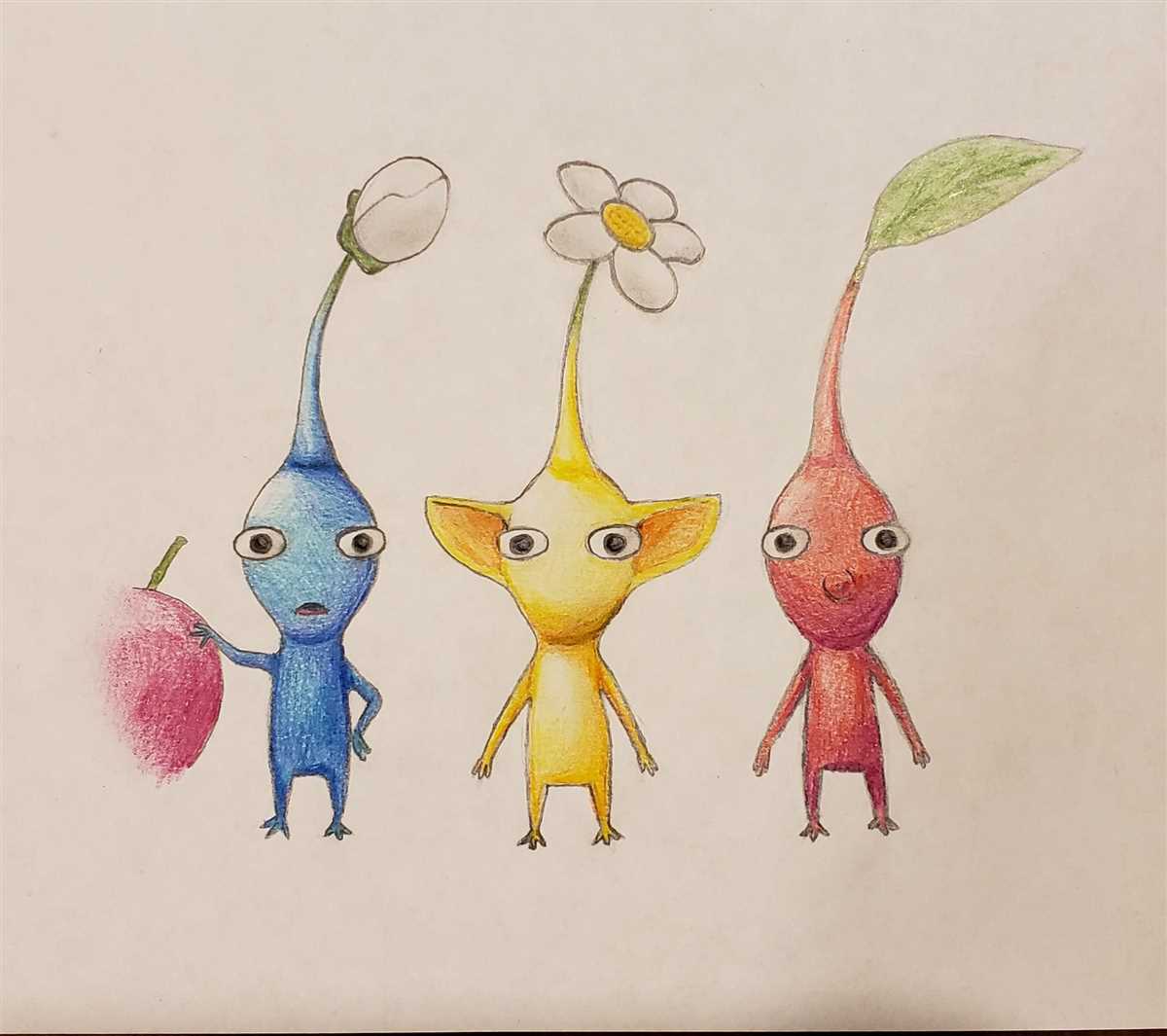 Pikmin knitting pattern