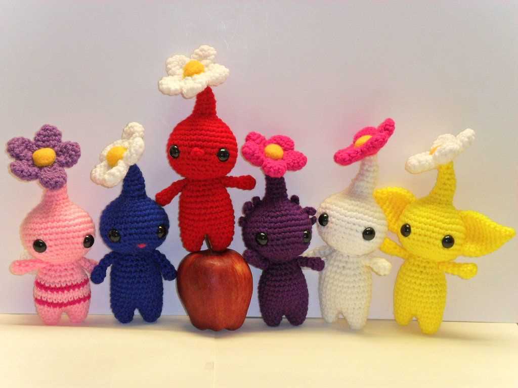 Pikmin knitting pattern