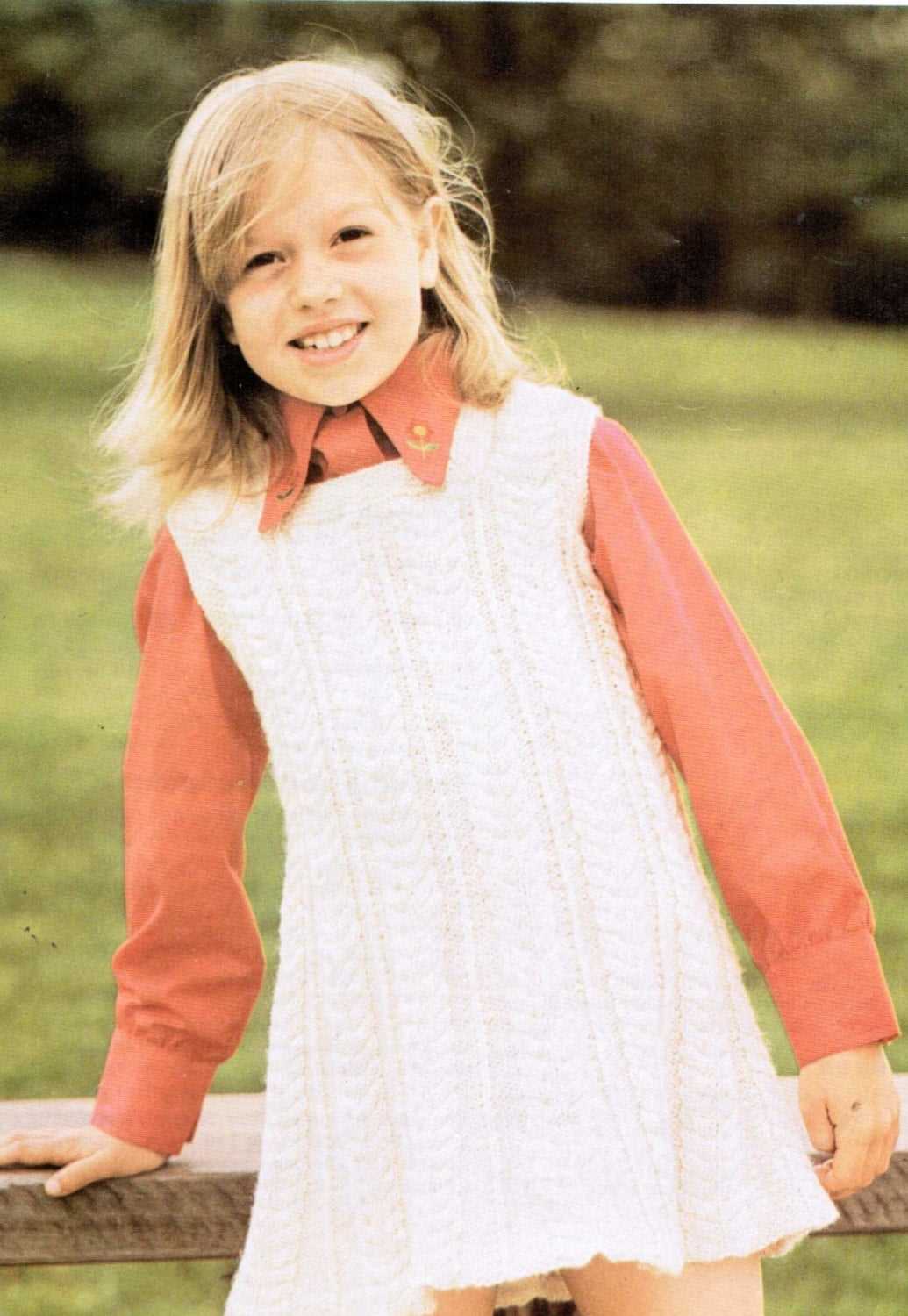 Pinafore knitting pattern