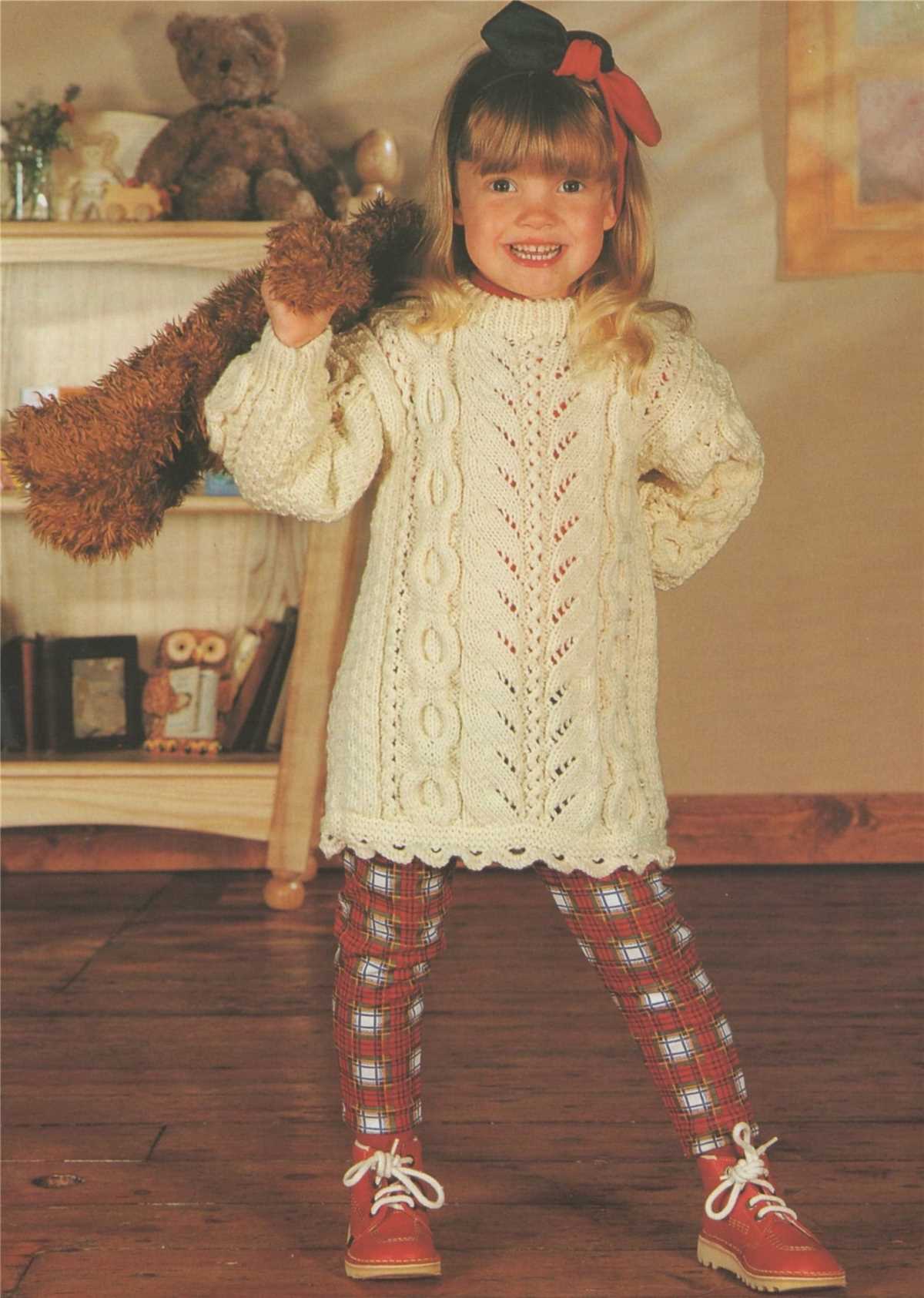 Pinafore knitting pattern