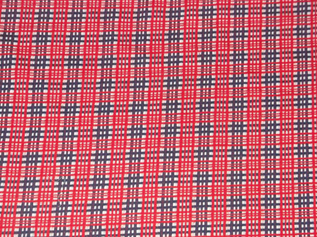 Plaid knit pattern