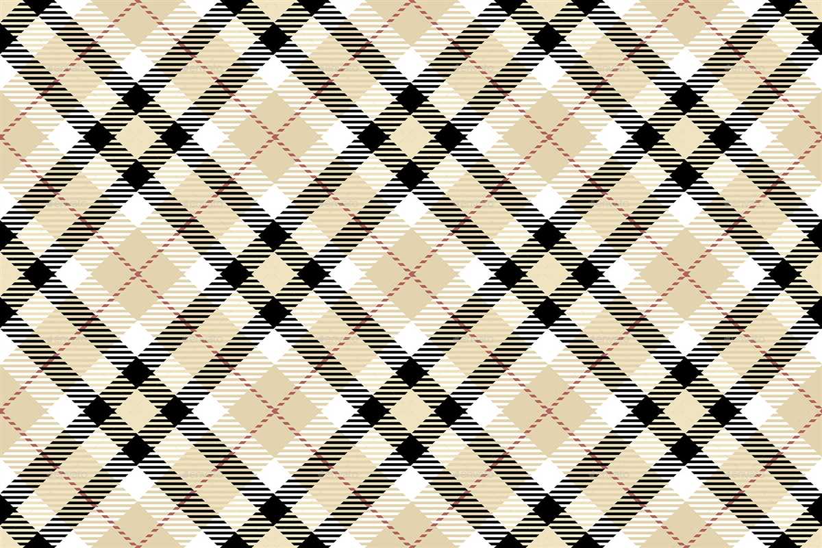 Plaid knit pattern