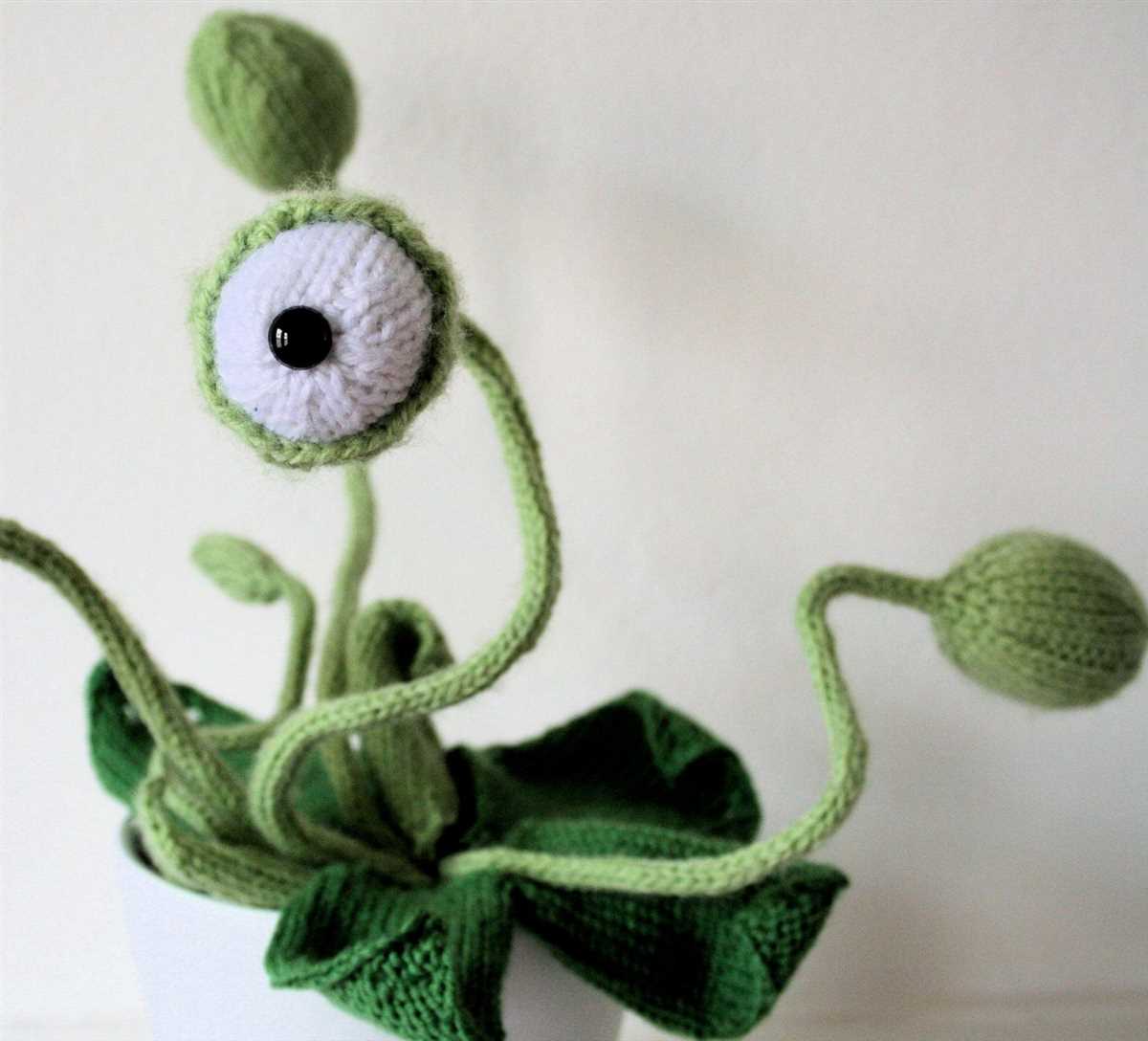 Plant pot knitting pattern