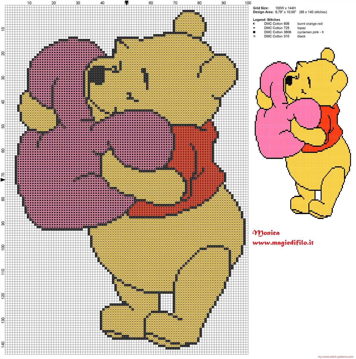 Pooh bear knitting pattern