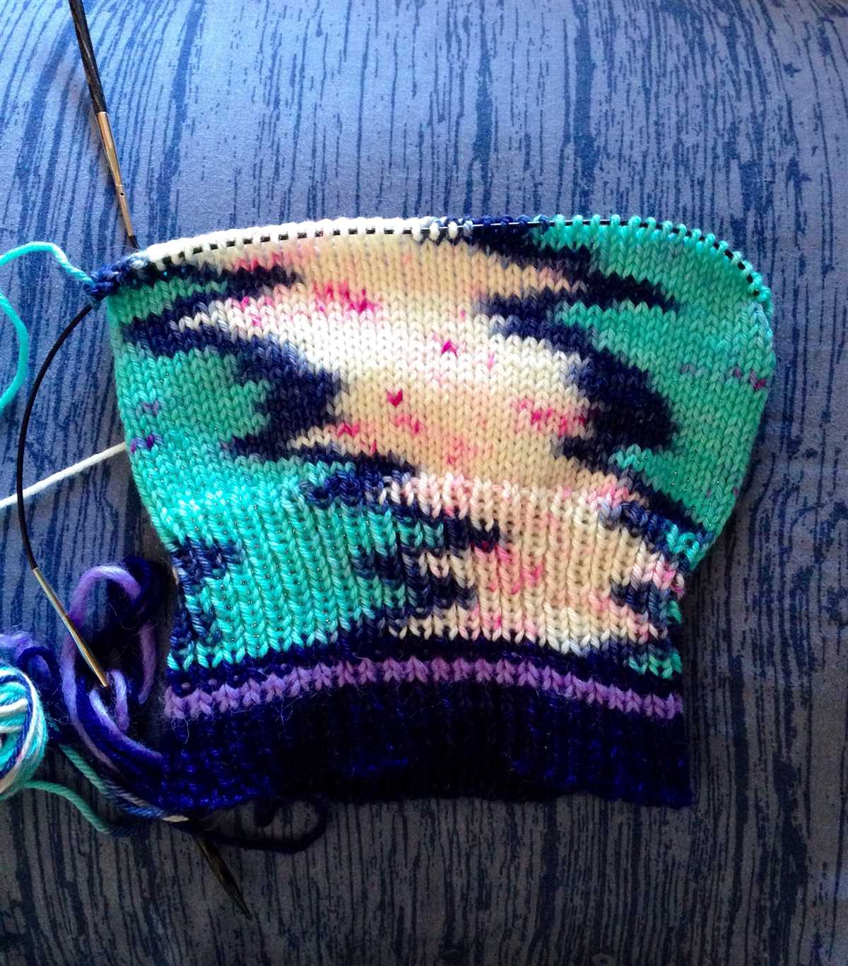 Pooling yarn knitting patterns