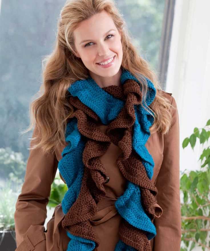 Potato chip knit scarf pattern